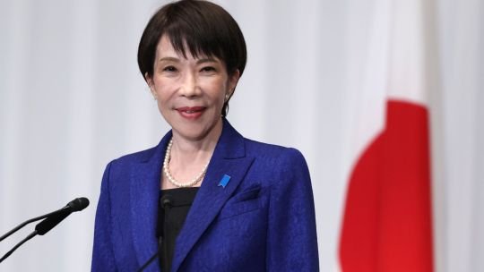 Sanae Takaichi, primera ministra de Japón, en un evento oficial