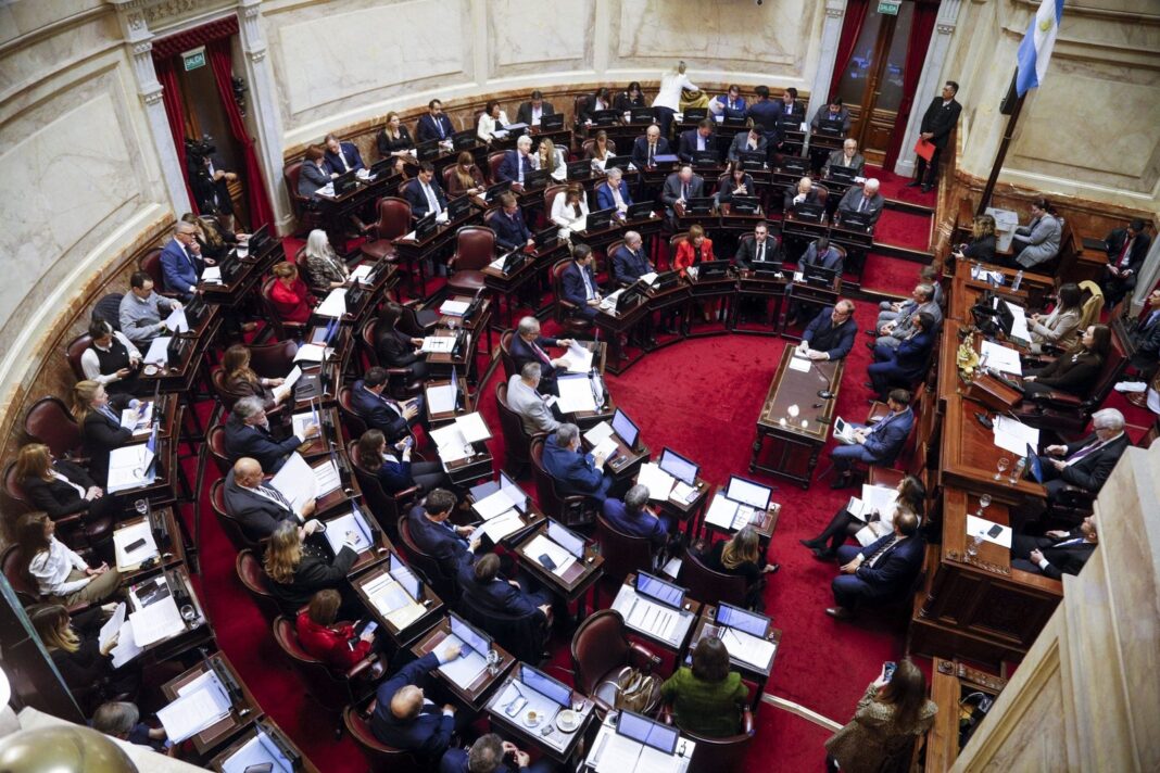 Senado de la Nación Argentina en sesión
