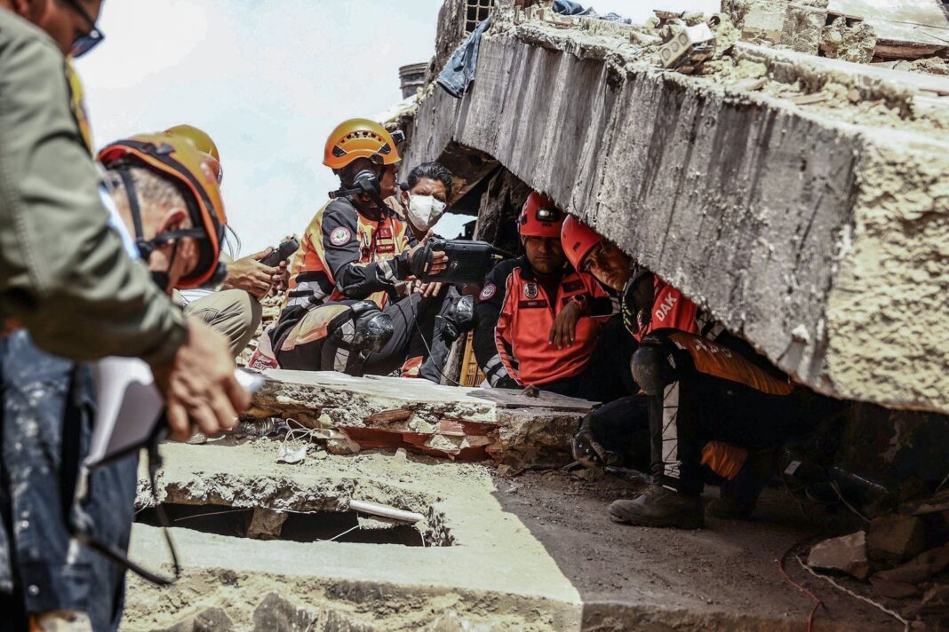 Soldados estadounidenses en la zona cero de la tragedia en Venezuela