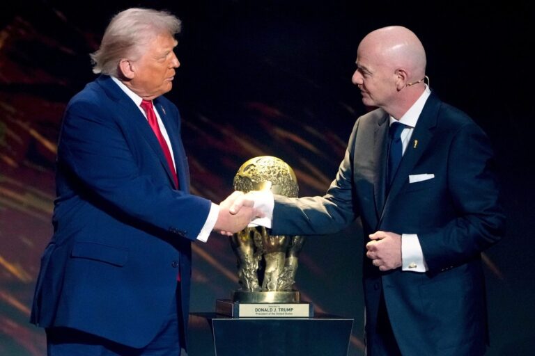 Donald Trump en evento deportivo