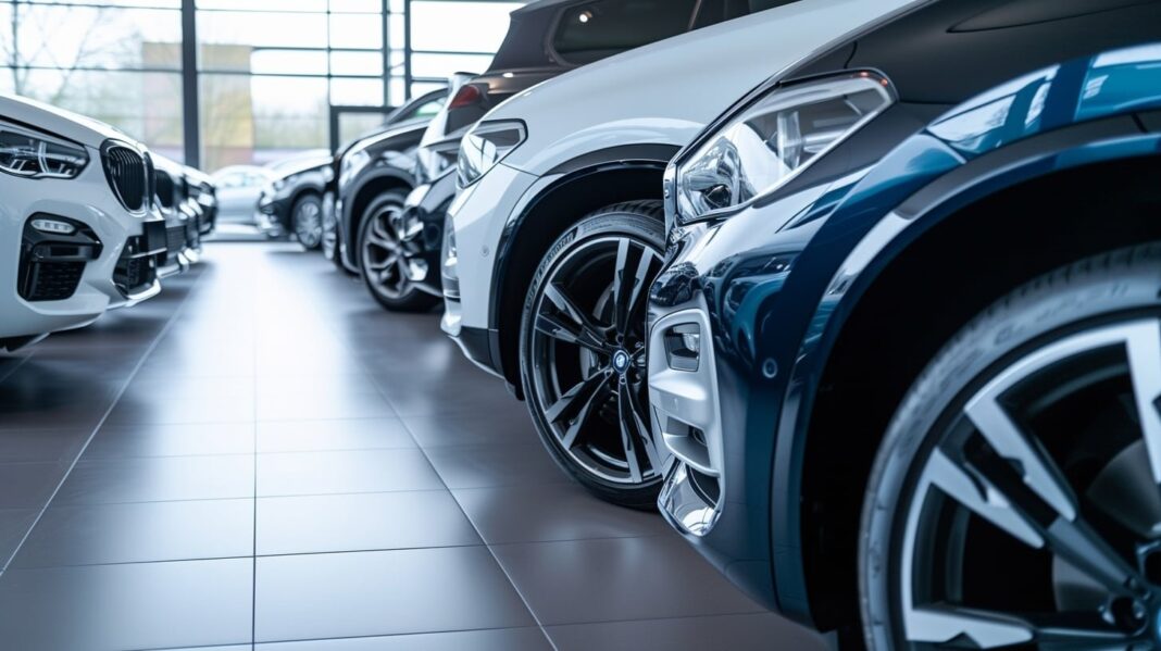 Concesionaria de autos 0 km en Argentina con vehículos en exhibición