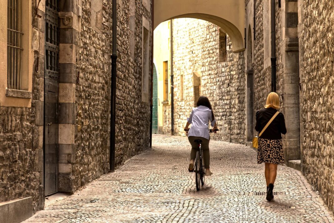 Casco histórico de Como, Italia