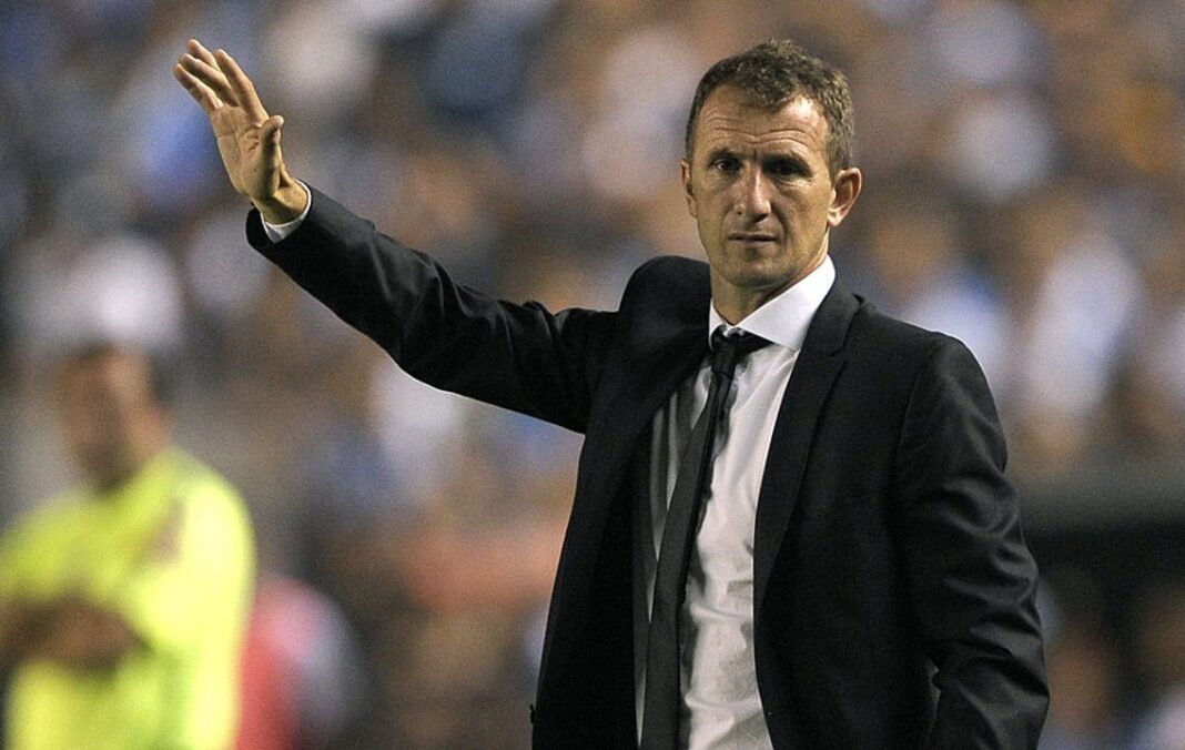 Rodolfo Arruabarrena durante un partido de Boca