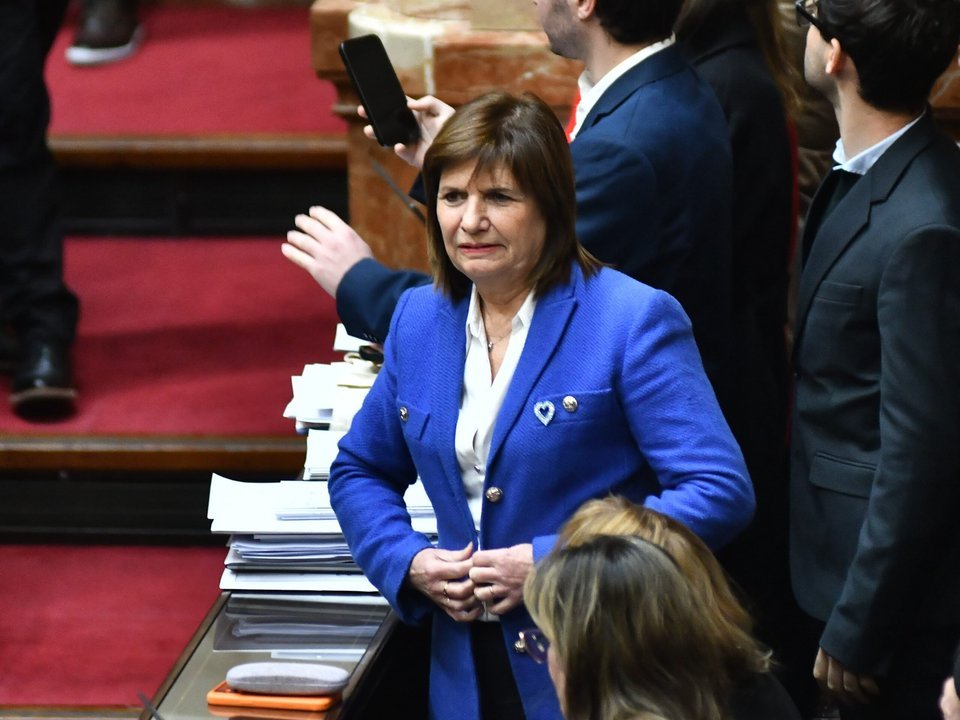 Patricia Bullrich en el Senado