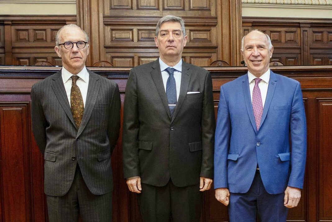 Fachada de la Corte Suprema de Justicia de la Nación Argentina