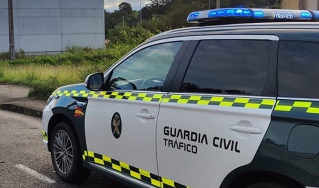 Motocicleta detenida por la Guardia Civil en Málaga