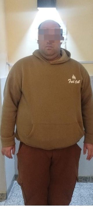Foto de la Policía de la Ciudad en el marco de la detención del falso médico