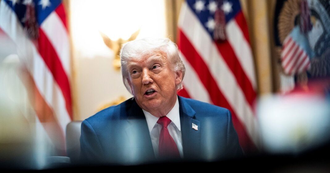 Donald Trump en un evento público