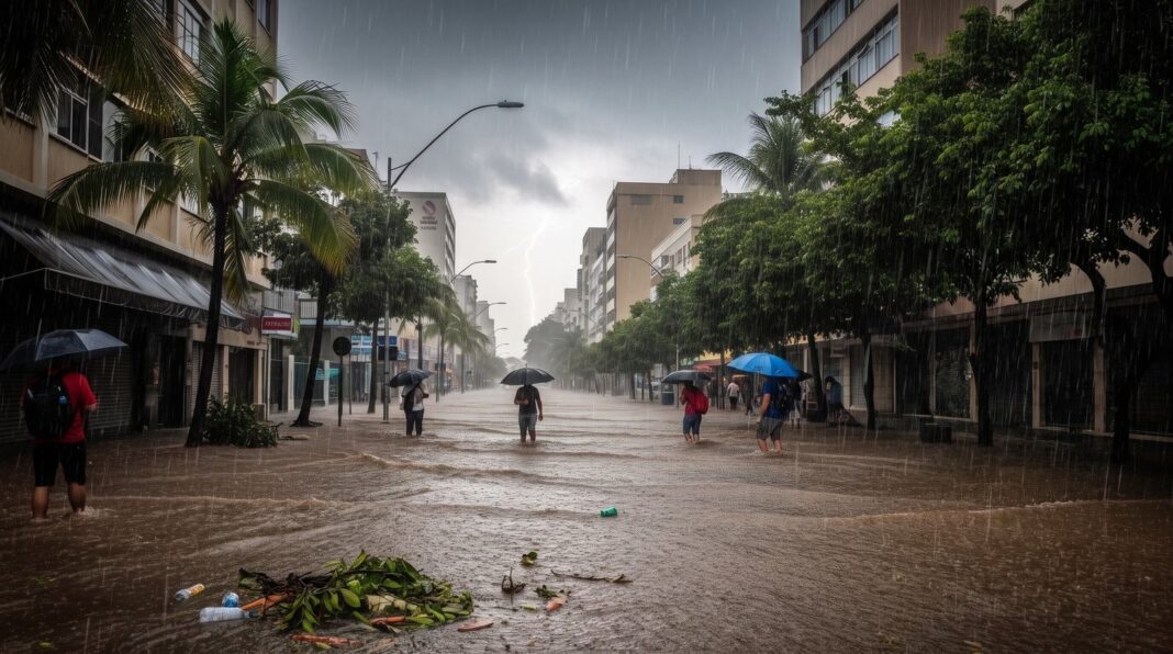 Mapa de América Latina con indicadores de riesgo sanitario por El Niño