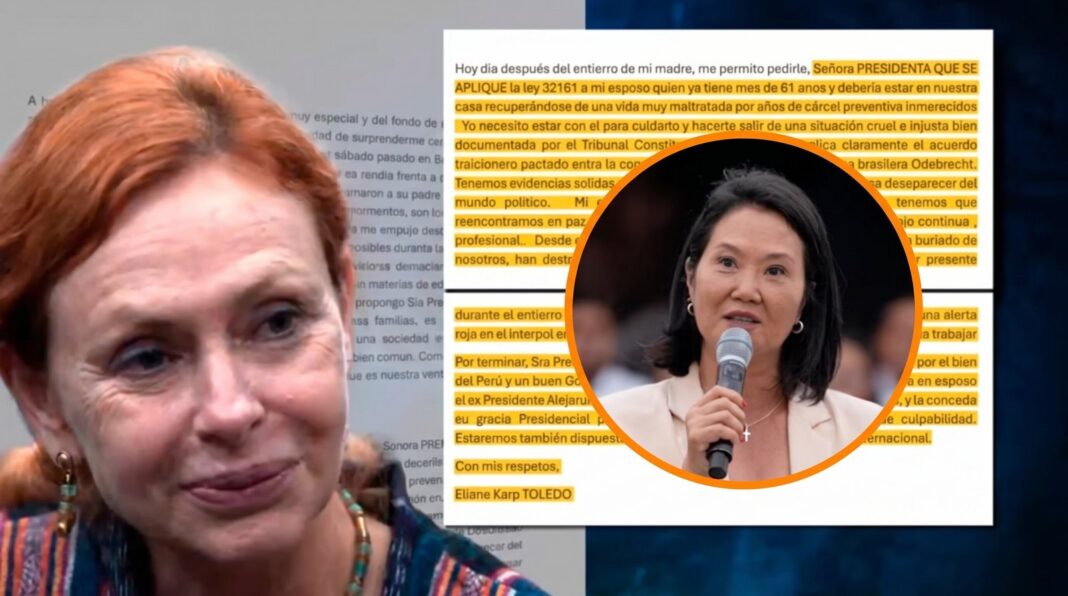 Eliane Karp y Alejandro Toledo