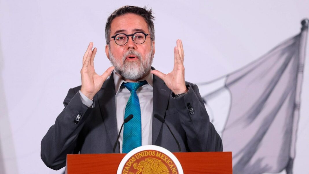 Arturo Béjar en La Mañanera del Pueblo