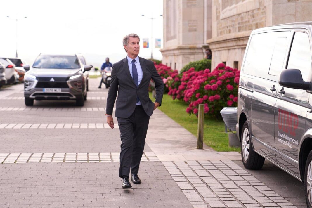 Alberto Núñez Feijóo, presidente del Partido Popular