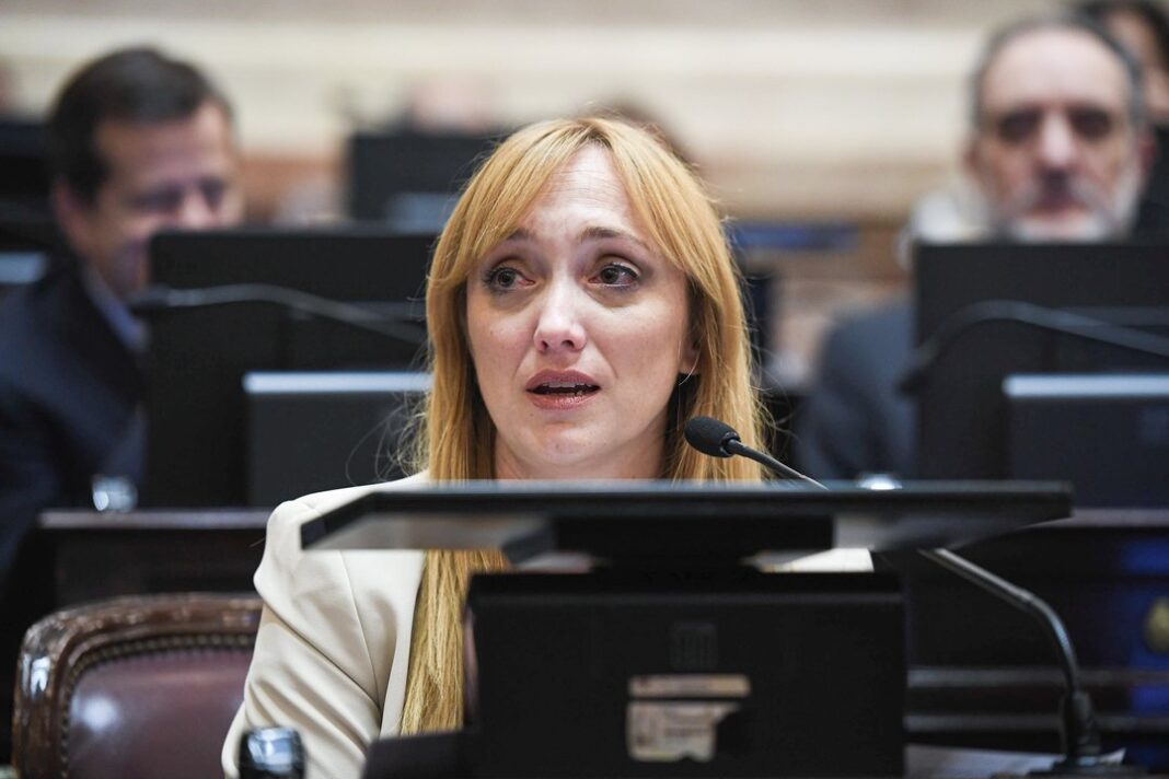 Senadora Anabel Fernández Sagasti en el Congreso
