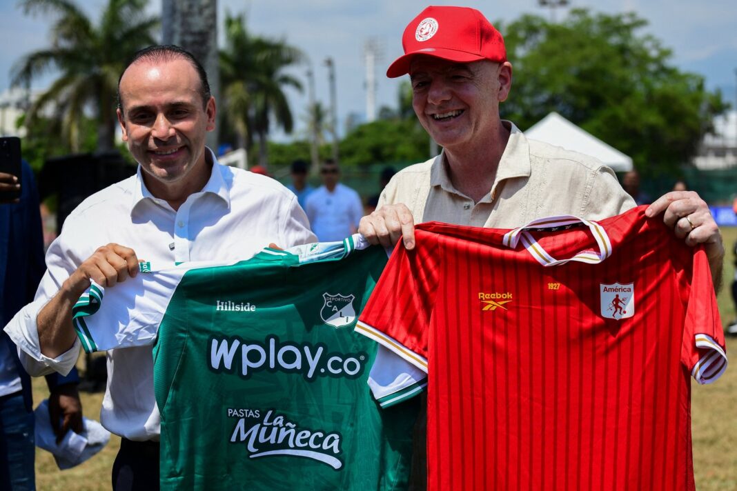 Gianni Infantino en el Festival de Fútbol a la Medida de Niños y Niñas en Cali