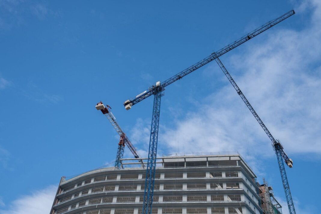 Obra en construcción de IEB Construcciones