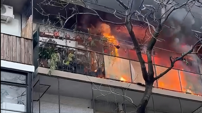 Edificio en la calle San José donde ocurrió el incendio
