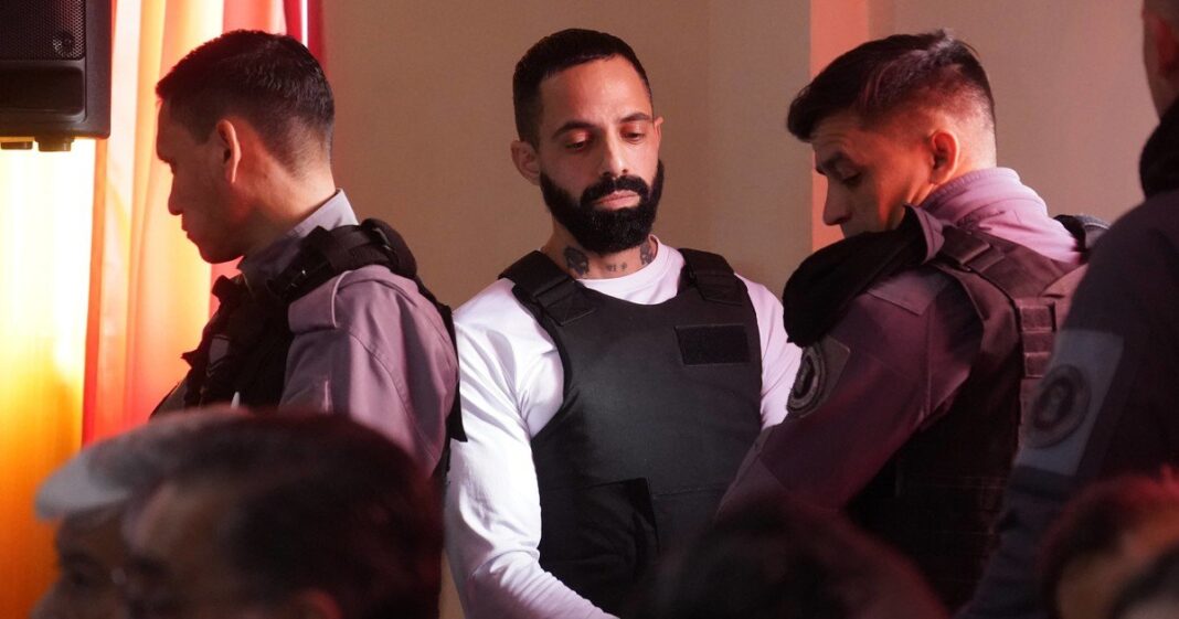 Imagen del juicio por la desaparición de Loan Peña