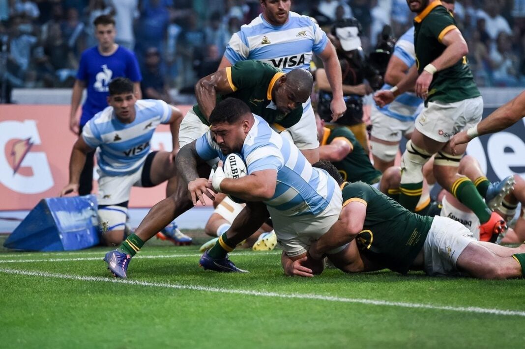 Estadio José Amalfitani de Vélez antes del partido entre Los Pumas y Sudáfrica