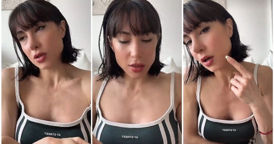 Magui Bravi en un video de TikTok