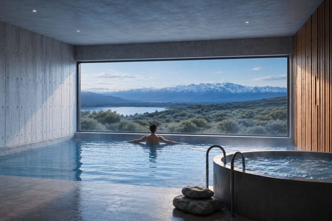 Vista de la Estancia Atamisque en el Valle de Uco, Mendoza
