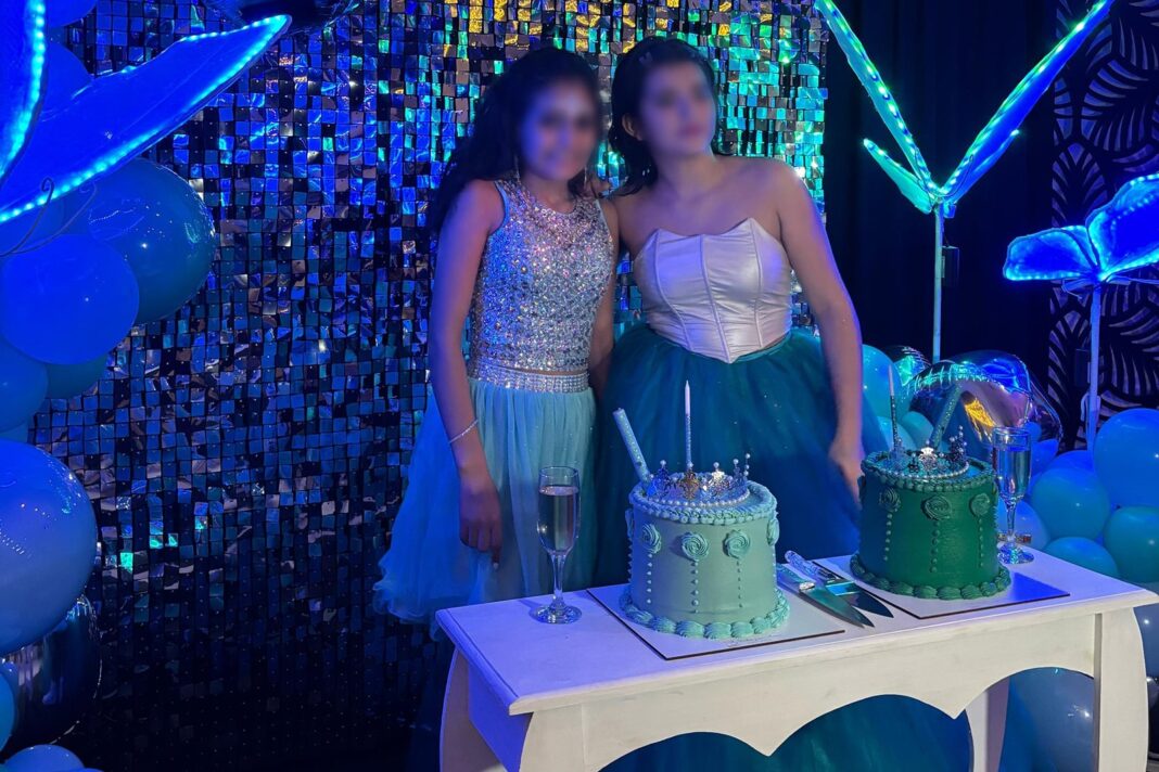 Voluntarios de Proyecto Cumples con niños en un festejo de cumpleaños