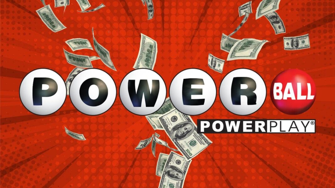 Boleto de Powerball con lápiz