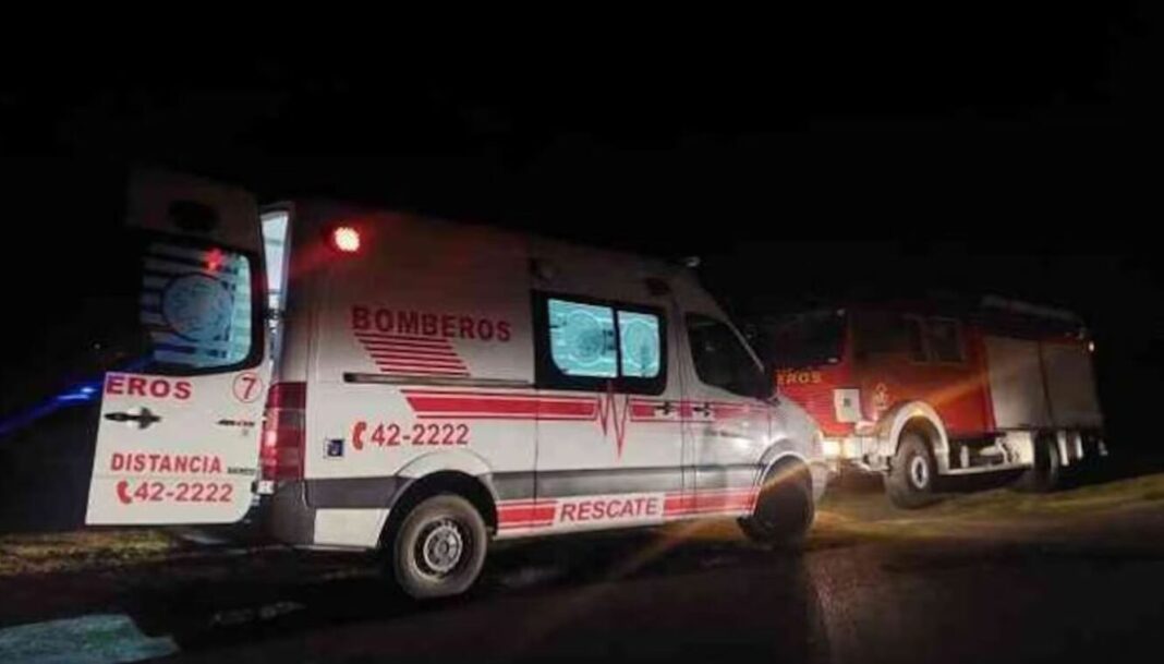 Vehículos involucrados en el choque frontal en la ruta 192