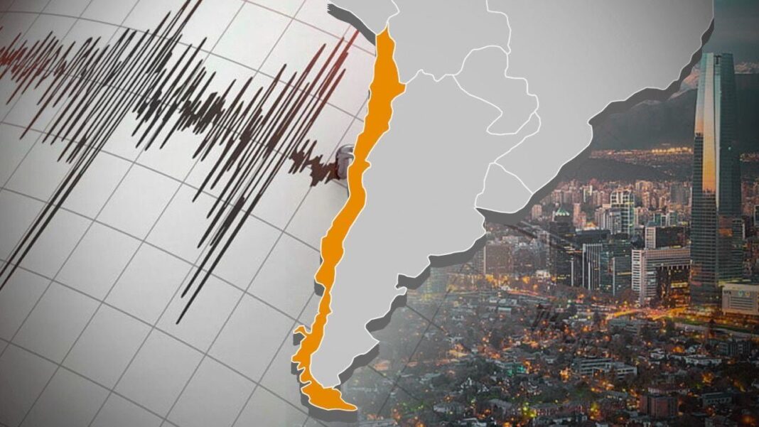 Mapa de ubicación del epicentro del sismo en Socaire, Chile