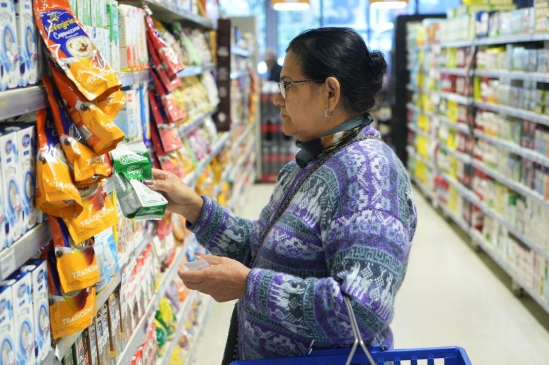 Gráfico de la evolución del Índice de Precios al Consumidor en Argentina