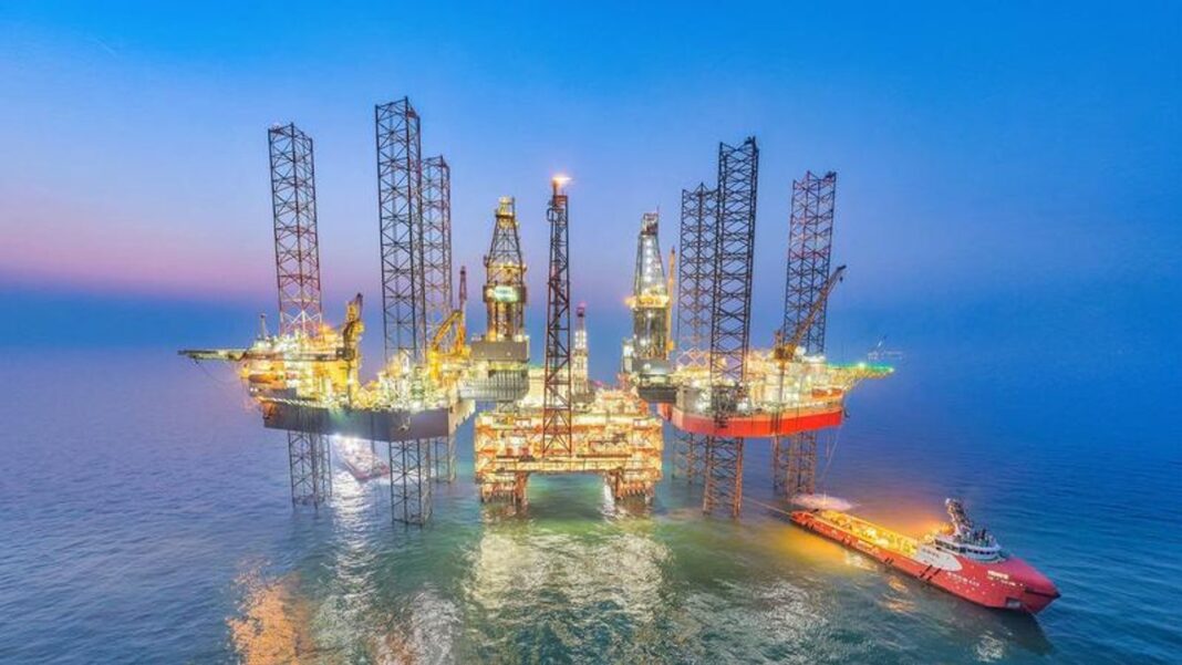Plataforma petrolera en aguas profundas de Brasil