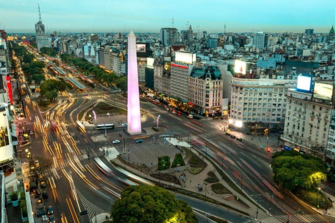 Vista panorámica de la ciudad de Buenos Aires