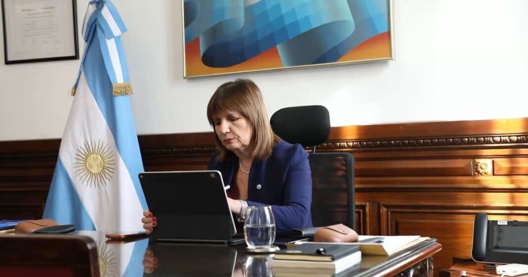 Patricia Bullrich en el Senado