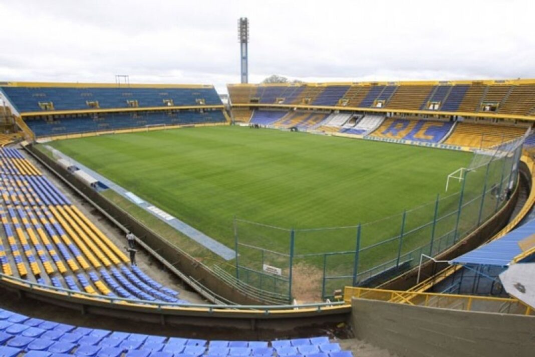 Estadio Gigante de Arroyito durante el partido entre Rosario Central y Corinthians