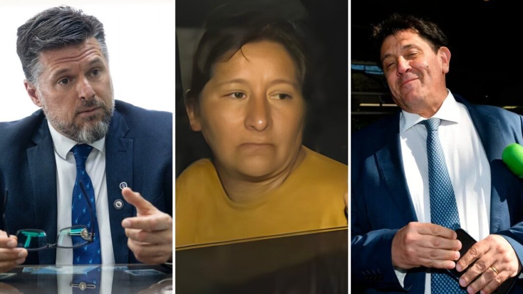 Sala de audiencias durante el juicio por la desaparición de Loan