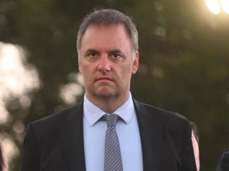 Manuel Adorni, exjefe de Gabinete, durante una declaración