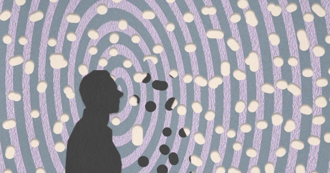 Ilustración de un cerebro humano con conexiones neuronales