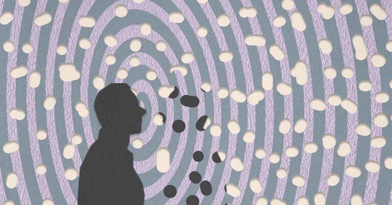 Ilustración de un cerebro humano con conexiones neuronales