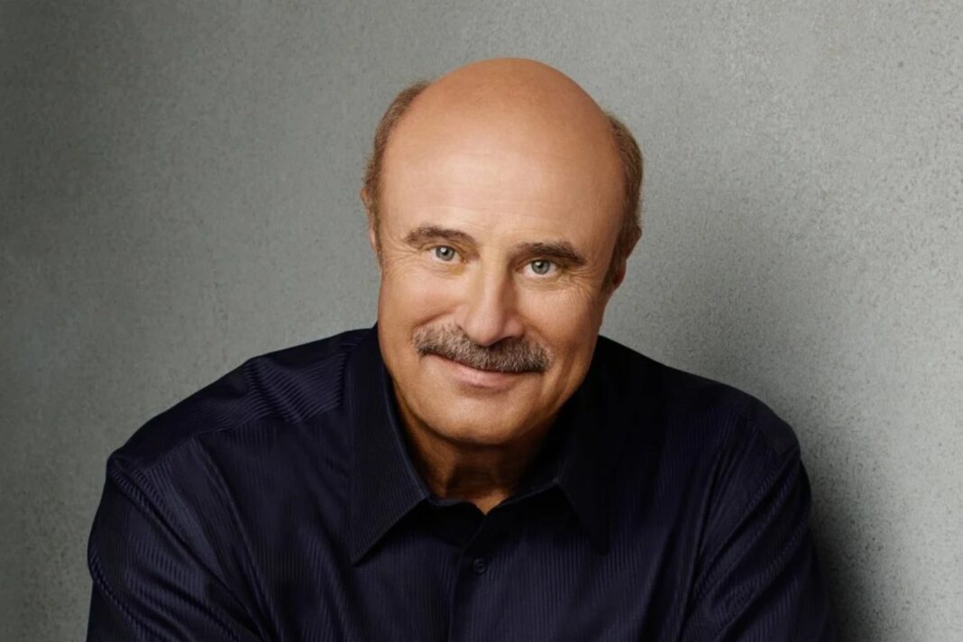 Dr. Phil McGraw y su esposa Robin durante una entrevista