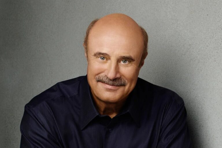 Dr. Phil McGraw y su esposa Robin durante una entrevista