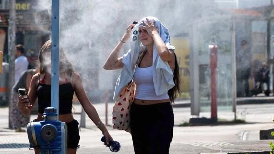 Representación gráfica de altas temperaturas globales asociadas al fenómeno de El Niño