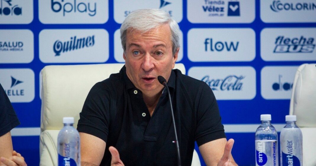 Fabián Berlanga, presidente de Vélez