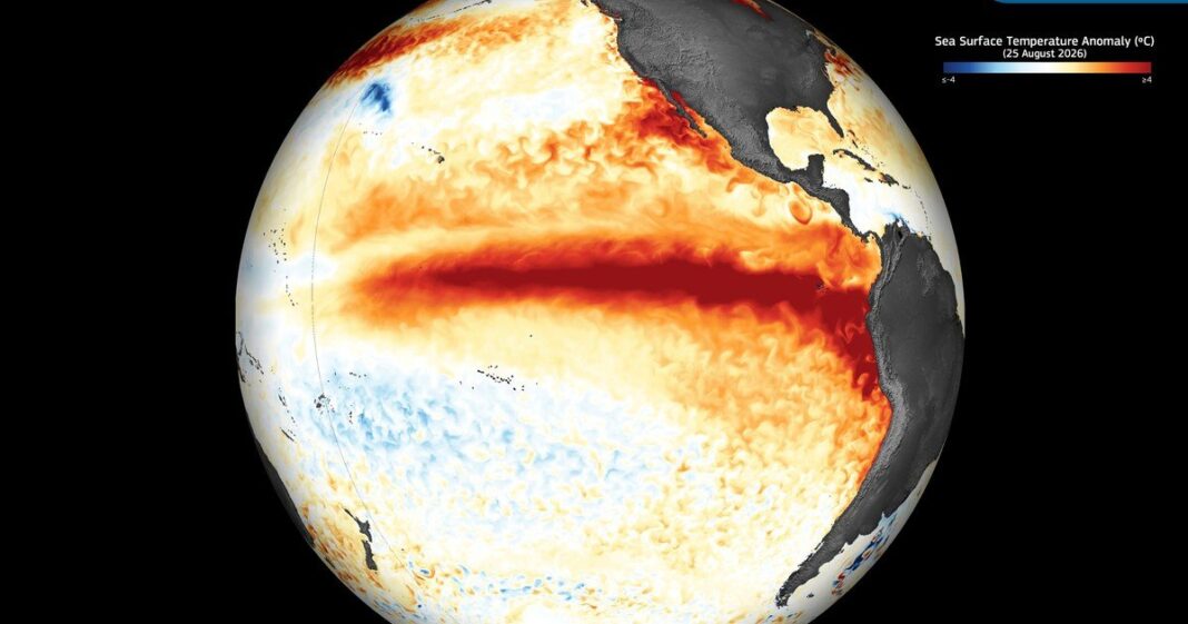Mapa de Argentina con zonas de lluvias por El Niño 2026
