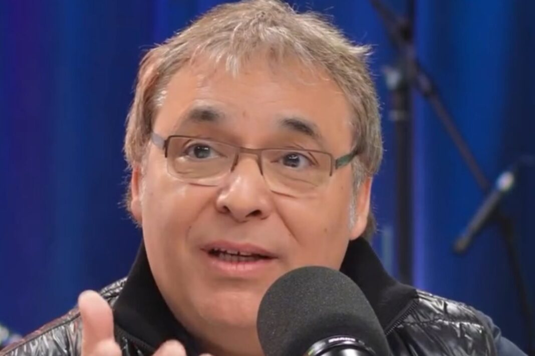 Gabriel Rolón durante una entrevista
