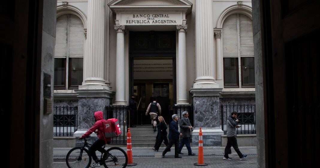 Fachada del Banco Central de la República Argentina
