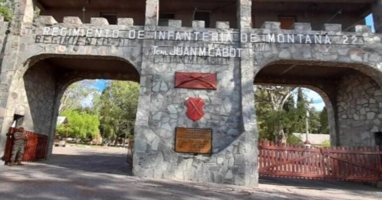 Regimiento de Infantería de Montaña Número 22 en San Juan