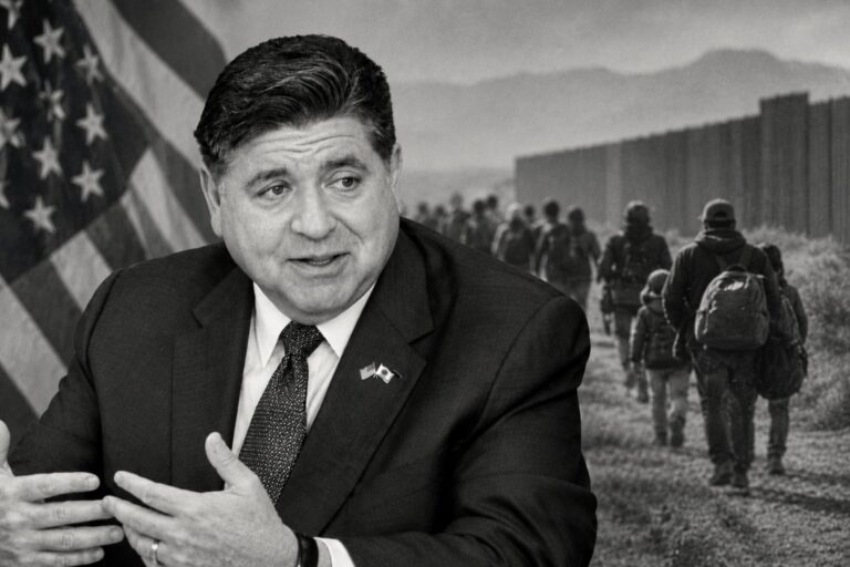 J.B. Pritzker, gobernador de Illinois, durante una entrevista