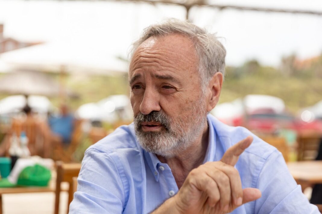 Joaquín de la Torre, exintendente de San Miguel, durante una entrevista radial