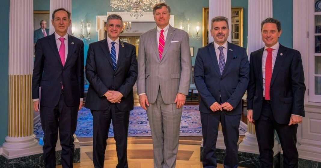 Jorge Macri en Washington durante reuniones oficiales