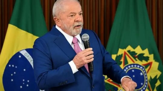 Luiz Inácio Lula da Silva, presidente de Brasil, durante una intervención
