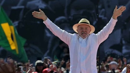 Lula da Silva durante discurso sobre la independencia de Brasil